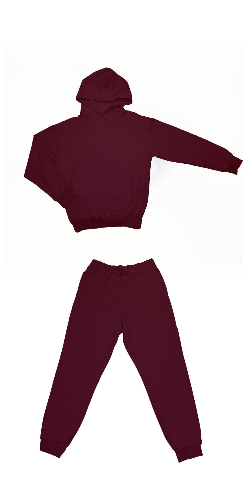 Bordo (tamno crvena) komplet trenerka