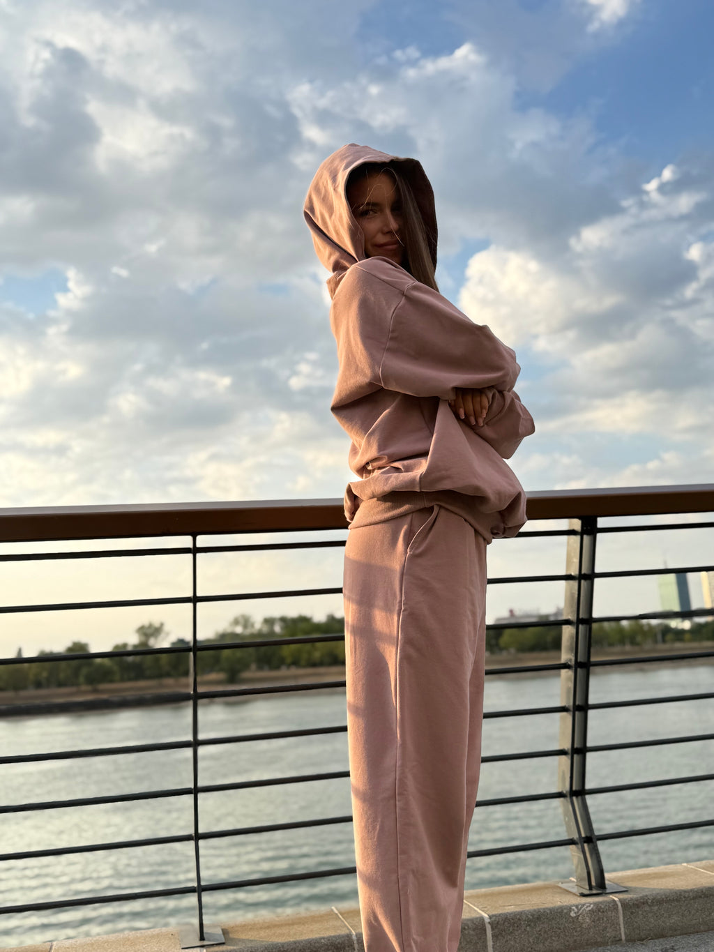 Pink komplet trenerka